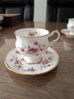 5x kop en schotel fine bone china porselein, Ophalen of Verzenden