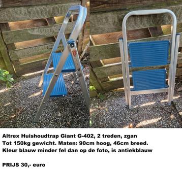 Altrex huishoudtrap G-402, tot 150kg, zgan  beschikbaar voor biedingen