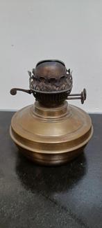 koperen voet olielamp, Ophalen of Verzenden, Koper