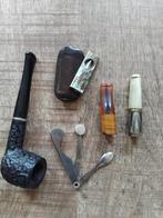 DIVERSEN OUDE ROOK ARTIKELEN VAN VROEGER, Ophalen, Gebruikt, Tabaksdoos of Verpakking