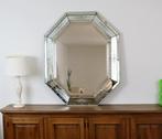 Prachtige Grote Venetiaanse Achthoekige Spiegel XL Facet 116, Antiek en Kunst, Overige vormen, 50 tot 100 cm, 100 tot 150 cm, Ophalen
