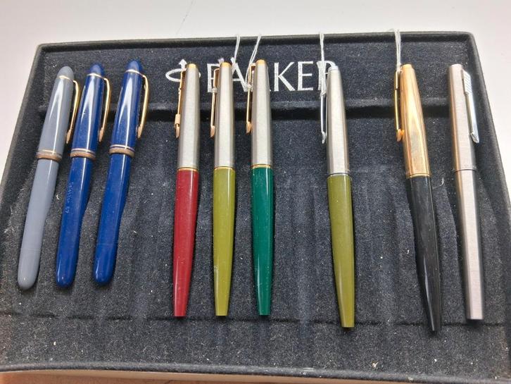 Div parker vulpennen jaren 70/80 nos, Verzamelen, Pennenverzamelingen, Zo goed als nieuw, Balpen, Parker, Ophalen of Verzenden