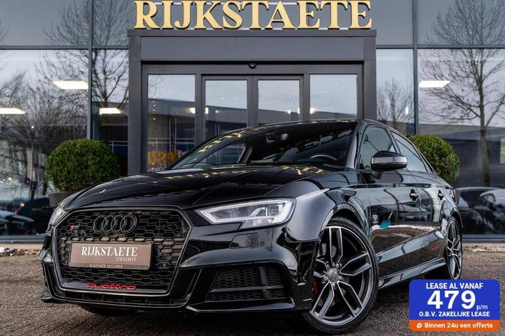 Audi S3 2.0 TFSI Quattro|B&O|RS-STOELEN|PDC|LEDER|19'', Auto's, Audi, Bedrijf, Te koop, S3, 4x4, ABS, Achteruitrijcamera, Airbags