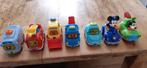 V tech toettoet 7 stuks auto,s  werkend, Ophalen of Verzenden, Gebruikt, 2 tot 4 jaar