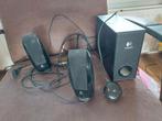 Logitech S-220 2+1 speakerset, Ophalen of Verzenden, Gebruikt, Audiokanaal 2.1, Logitech