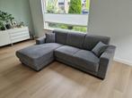 Grijs gemêleerde 3-zits hoekbank (chaise longue), Huis en Inrichting, Ophalen, Gebruikt, Hoekbank, Driepersoons