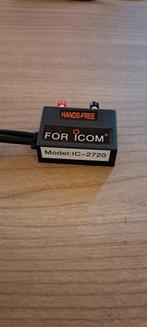 icom handsfree set model ic-2720, Telecommunicatie, Zenders en Ontvangers, Ophalen of Verzenden, Zo goed als nieuw