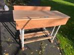 Vintage Schoolbankje, Ophalen of Verzenden, Gebruikt, Bureau