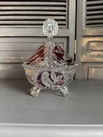 Hofbauer Ruby Byrd Loodkristallen Bonbonschaal, Antiek en Kunst, Ophalen of Verzenden