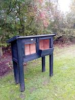 Zwart konijnenhok, Ophalen of Verzenden, Zo goed als nieuw, Kippenhok of Kippenren