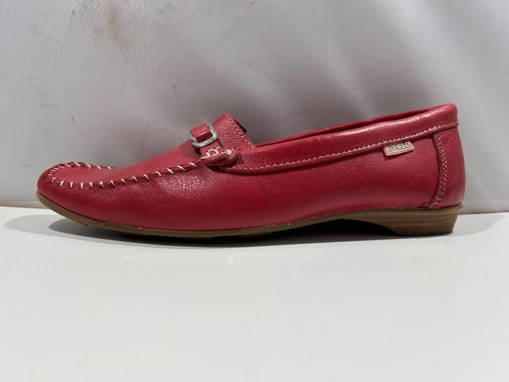 Greenfield, maat 39 rode hand gemaakte penny loafers., Kleding | Dames, Schoenen, Zo goed als nieuw, Espadrilles of Moccasins