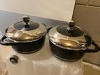 2 Pfluon Pannen, Ophalen of Verzenden, Nieuw, Rvs, Pannenset