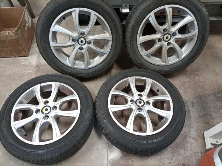 Smart zomerset zgan velgen!, Auto-onderdelen, Banden en Velgen, Banden en Velgen, Zomerbanden, 15 inch, 165 mm, Personenwagen