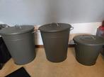 3 Ikea Knodd afvalbakken te koop, Huis en Inrichting, Kunststof, 40 liter of meer, Ophalen of Verzenden, Zo goed als nieuw