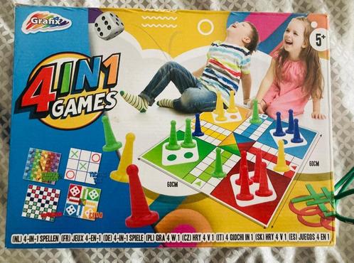 4-in-1 Gezelschapsspellen | Bordspellen, Hobby en Vrije tijd, Gezelschapsspellen | Bordspellen, Gebruikt, Een of twee spelers