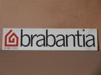 Vintage karton reclame bord Brabantia '60 oud bordje 53x13cm, Ophalen of Verzenden, Gebruikt, Reclamebord