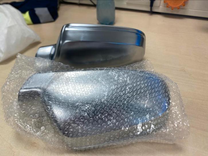 Nieuwe matte Chrome spiegelkappen Audi, Auto-onderdelen, Spiegels, Audi, Nieuw, Ophalen of Verzenden