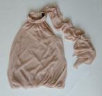Mooie halter top van Addy van den Krommenacker maat S €25, Beige, Ophalen of Verzenden, Zo goed als nieuw, Zonder mouw