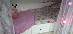 Hemnes bed bank uitschuifbaar, Huis en Inrichting, Slaapkamer | Bedden, Ophalen, Wit, Tweepersoons, 200 cm