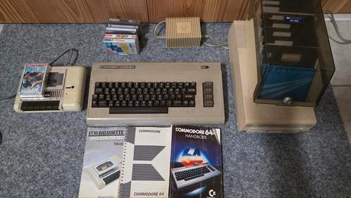 Complete set Commodore 64 Breadbin + Datasette & Diskdrive, Computers en Software, Vintage Computers, Ophalen