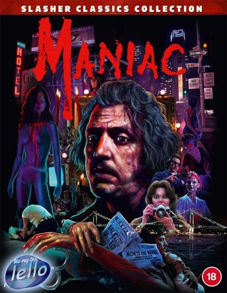 Blu-ray: Maniac (1980 Joe Spinell, Caroline Munro) UK nNLO, Cd's en Dvd's, Blu-ray, Nieuw in verpakking, Horror, Ophalen of Verzenden