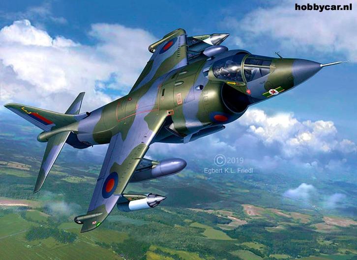 RE5690  Cadeau set Hawker Harrier GR.Mk1 (Revell) 1:32, Hobby en Vrije tijd, Modelbouw | Vliegtuigen en Helikopters, Nieuw, Vliegtuig