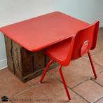 Rode Ikea kinderstoel met opklaptafel, Ophalen, Gebruikt, -, Ikea