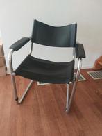 Vintage Mg5 design stoel Marcel Breuer Matteo Grazzi, Huis en Inrichting, Stoelen, Zwart, Ophalen of Verzenden, Metaal, Eén