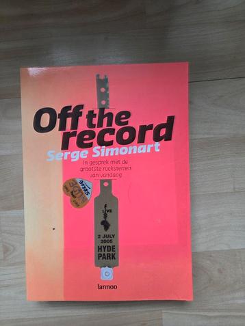 Off the Record - Serge Simonart beschikbaar voor biedingen