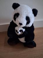 Knuffel Hema pandabeer met baby beer 28 cm L352, Ophalen of Verzenden, Zo goed als nieuw, Beer