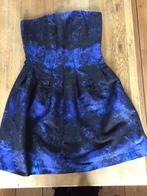 Leuke strapless jurk, Maat 38/40 (M), Blauw, Ophalen of Verzenden, Gedragen