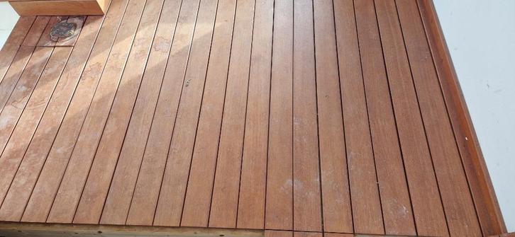 Frake zeer duurzaam hardhouten planken ., Doe-het-zelf en Verbouw, Hout en Planken, Gebruikt, Plank, Overige houtsoorten, Minder dan 200 cm