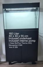 aquarium oase StyleLine 175 zwart, Dieren en Toebehoren, Vissen | Aquaria en Toebehoren, Ophalen, Zo goed als nieuw, Leeg aquarium