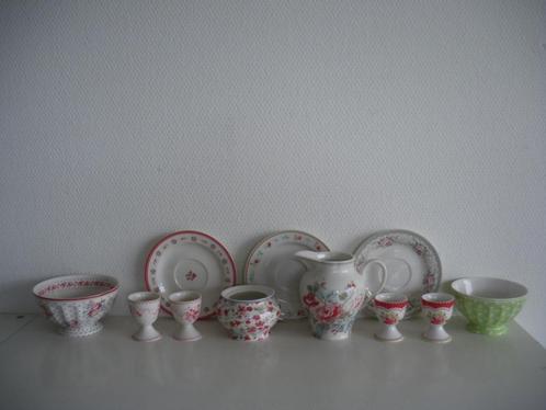 Greengate Allerlei servies, Huis en Inrichting, Keuken | Servies, Zo goed als nieuw, Overige stijlen, Porselein, Ophalen of Verzenden