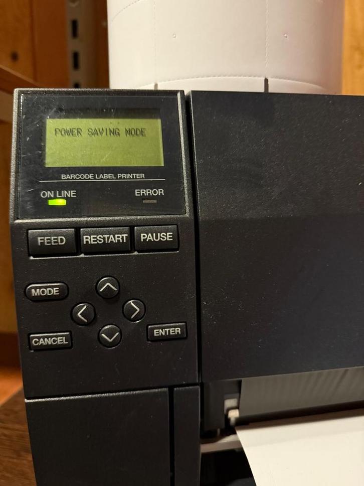 Toshiba B-EX4 Barcode Label Printer - Goedwerkend + Extra Ro, Computers en Software, Labelprinters, Gebruikt, Ophalen