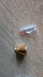 4 goudkleurige kastknoppen, Ophalen of Verzenden, Nieuw