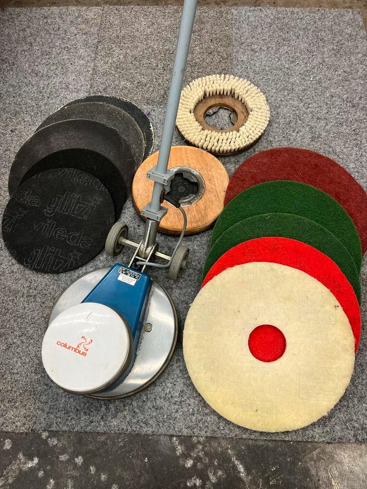 Columbus T250 Schuur- en Schrobmaschine, Doe-het-zelf en Verbouw, Gereedschap | Overige machines, Gebruikt, Ophalen