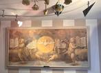 Ingelijst canvasdoek DE SCHEPPING maten 156x78cm, Ophalen, Overige typen, 125 cm of meer, Zo goed als nieuw