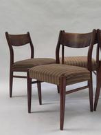 Vintage houten eetkamerstoel palissander hout stoel eettafel, Ophalen, Gebruikt, Bruin, .