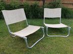 Retro Vintage Lafuma Strandstoel Campingstoel Stoel Stoelen, Tuin en Terras, Tuinstoelen, Ophalen of Verzenden, Gebruikt, Aluminium