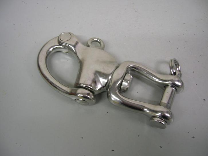 Wichard snapsluitingen, draaiwartel, gaffelsluiting, 125 mm, Watersport en Boten, Accessoires en Onderhoud, Nieuw, Overige typen