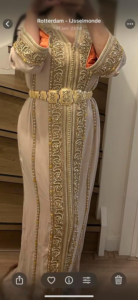 Moeder/ dochter kaftan, Kleding | Dames, Gelegenheidskleding, Zo goed als nieuw, Overige typen, Ophalen of Verzenden