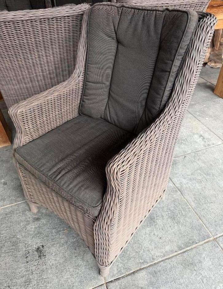 6 Intratuin Tuinstoelen met Kussens, Tuin en Terras, Tuinsets en Loungesets, Gebruikt, Wicker, Ophalen