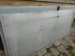 Polycarbonaat kanaalplaten - restanten / 3 rest stukken, Doe-het-zelf en Verbouw, Platen en Panelen, Ophalen, Gebruikt, Overige materialen