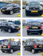 Kia Picanto - Zwart | met nieuwe apk | MSW, Auto's, Voorwielaandrijving, 4 cilinders, 400 kg, Zwart