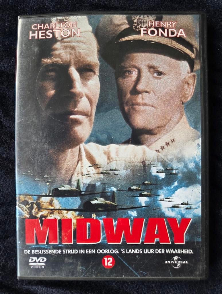 Midway ( Charlton Heston Henry Fonda), Vanaf 16 jaar, Ophalen of Verzenden, 1980 tot heden, Zo goed als nieuw
