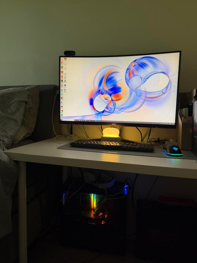 Gaming PC + 2K 144Hz Monitor, Ophalen, Zo goed als nieuw, Gaming