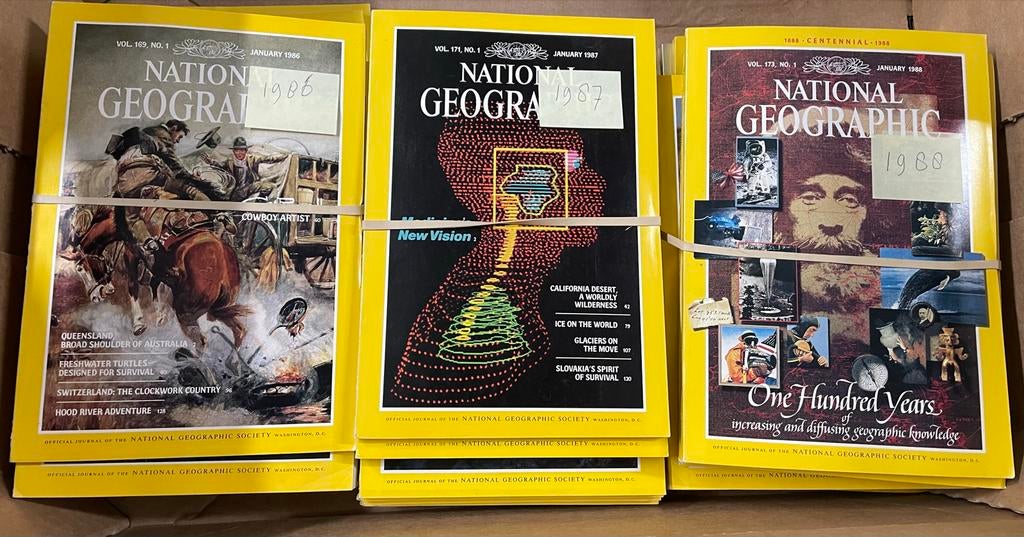 National Geographic: Complete Jaargangen 1973 - 2003, Boeken, Tijdschriften en Kranten, Zo goed als nieuw, Wetenschap en Natuur