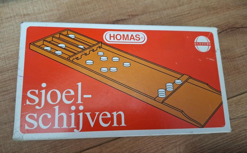 Homas Sjoelschijven - Klassiek Gezelschapsspel, Vijf spelers of meer, Ophalen of Verzenden, Gebruikt, Homas