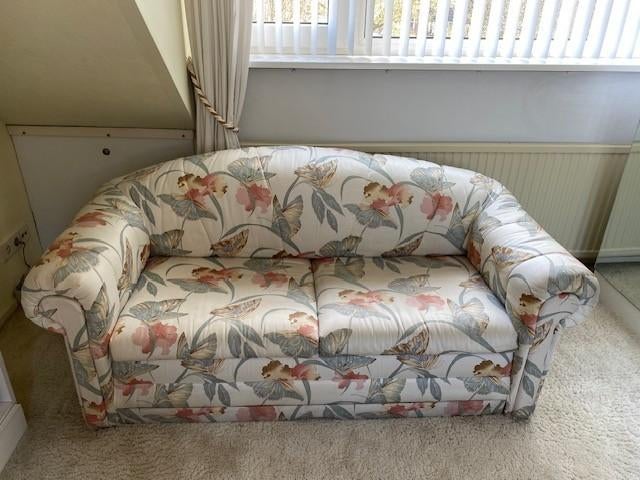 Leuke (Slaap)bank gestoffeerde Chestfield look, Ophalen, Gebruikt, 150 tot 200 cm, Tweepersoons